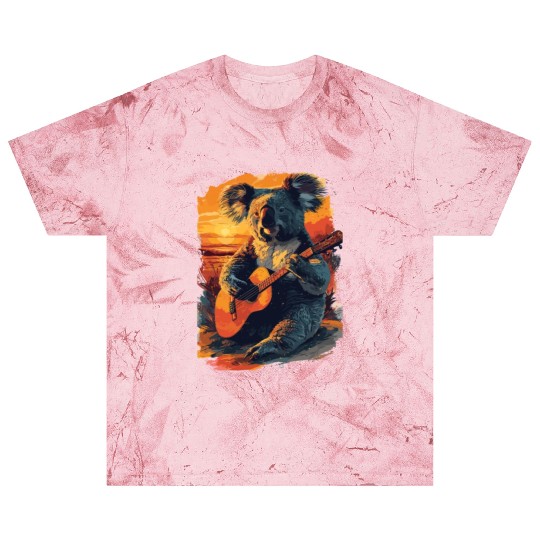 Koala Playing Guitar Music Lover for a Musicians Blast T Shirts