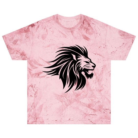 Waving Mane Lion Head Tattoo Ink Style Blast T Shirts