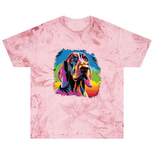 Watercolor Colorful Bayerischer Gebirgsschweißhund Blast T Shirts