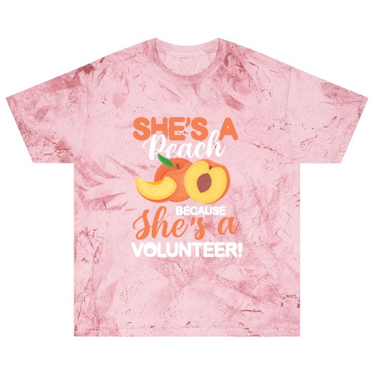 She's A Peach Because She's A VolunMotiver Blast T Shirts