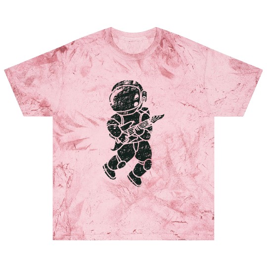 an astronauts playing guitar Blast T Shirts
