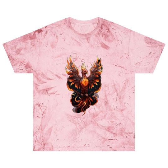 Fiery Phoenix Tattoo Design - Flight of Rebirth Blast T Shirts