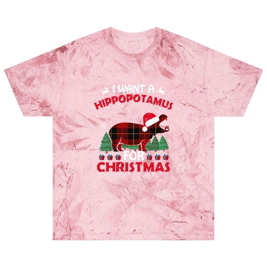 I Want A Hippopotamus For Christmas Blast T Shirts