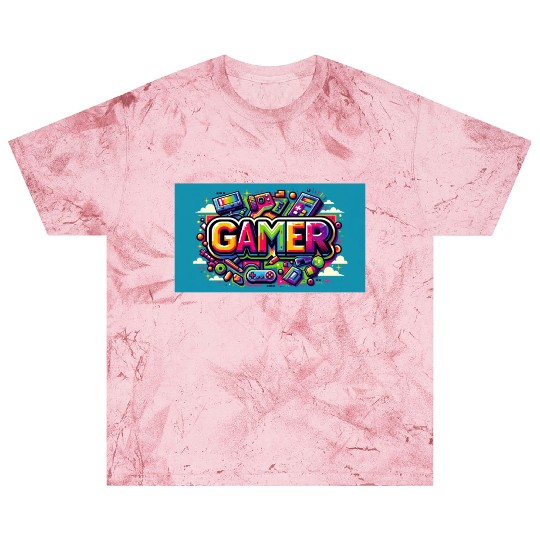 Neon Arcade Retro Gamer Blast T Shirts