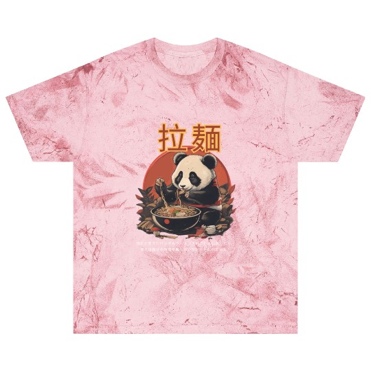 Panda eating Ramen Blast T Shirts