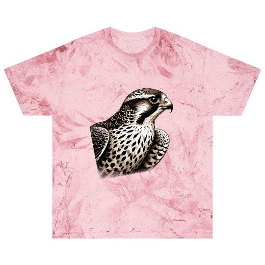 Falcon Bird Portrait Blast T Shirts