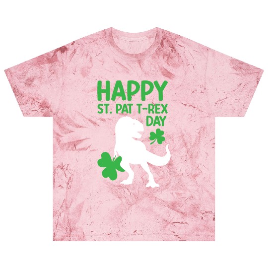 Funny Happy St. Pat T-Rex Day Blast T Shirts