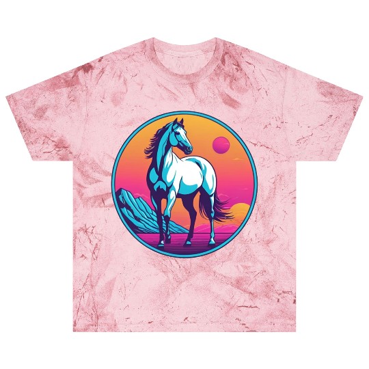 Synthwave Horse 3 Blast T Shirts