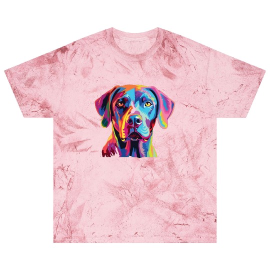 Watercolor Colorful Blue Lacy Blast T Shirts