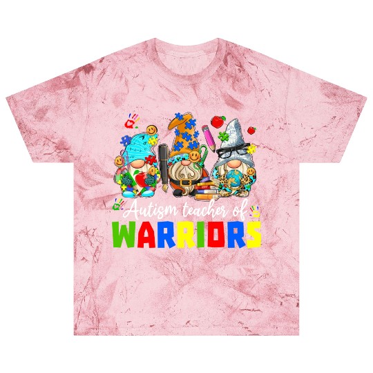 Autism Teacher Warriors Autism Autism Gnome Gift Blast T Shirts