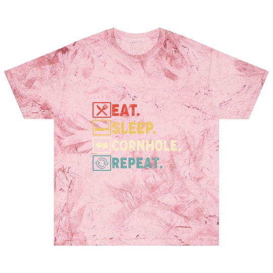 Eat Sleep Cornhole Repeat Blast T Shirts