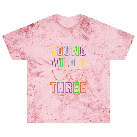 Young Wild & Three Kids 3rd Birthday Boy Blast T Shirts