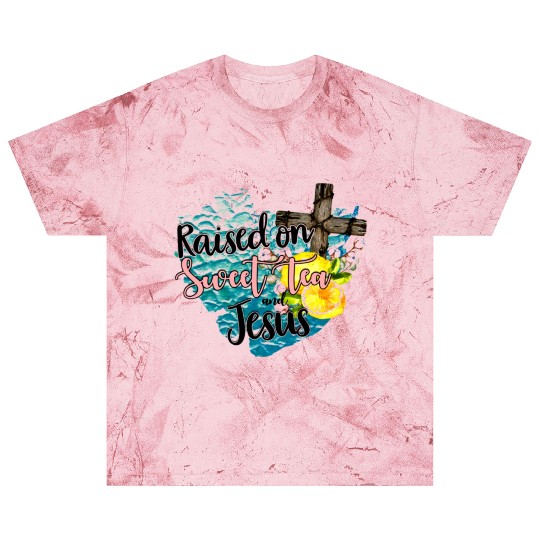 raised on sweet tea and jesus Blast T Shirts