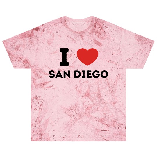 I Love San Diego United States Blast T Shirts