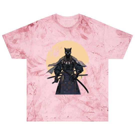 Anime Panther Warrior Samurai katana Blast T Shirts
