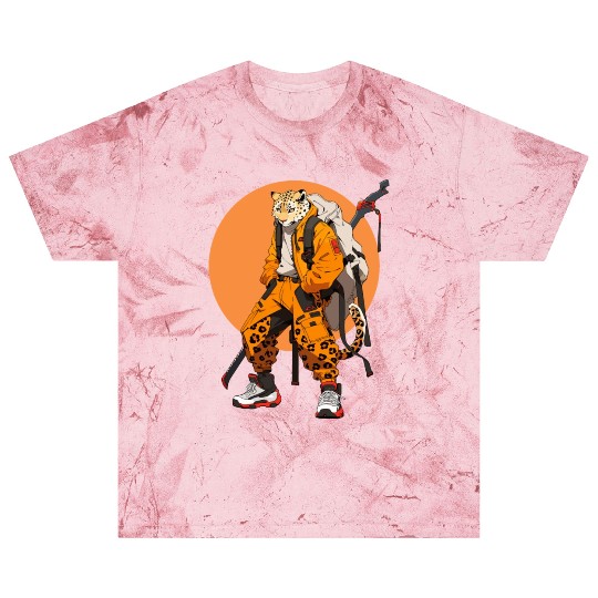 Ninja Samurai Katana Sword Cheetah Manga Blast T Shirts