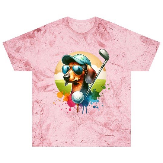 Dachshund Golfer Golfing Wiener Dog Owner Design Blast T Shirts