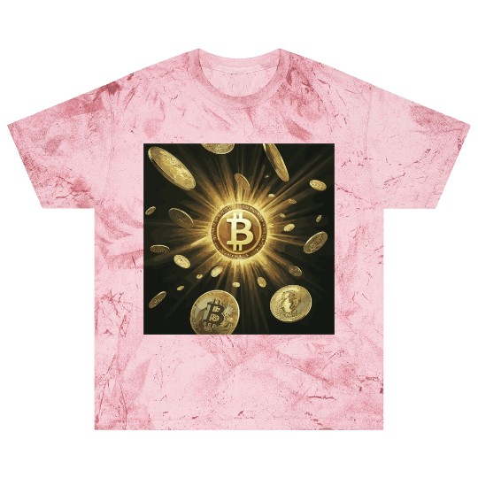 Bitcoin Explosion-dynamic Crypto Design Blast T Shirts