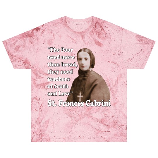 St Frances Cabrini Catholic Saint Blast T Shirts