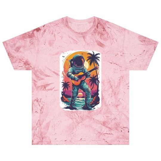 Astronaut Guitar Player Space Music Lover Blast T Shirts