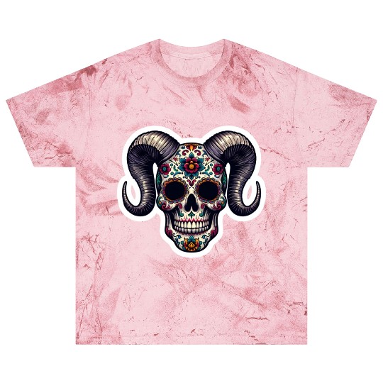 Enchanted Horns: Sugar Skull- Sugar Skull Blast T Shirts