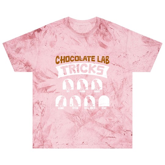 Labrador Funny CHOCOLATE LAB TRICKS Stubborn Blast T Shirts
