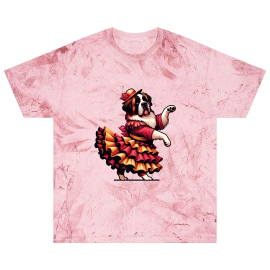 St. Bernard dancing flamenco, dog dance Blast T Shirts