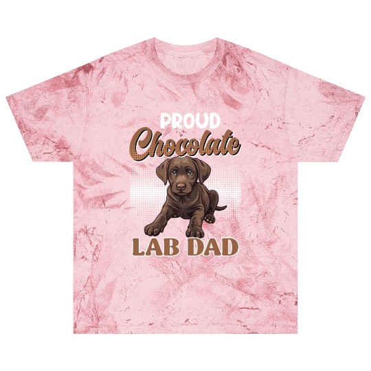 Labrador Owner PROUD CHOCOLATE LAB LAB DAD Blast T Shirts