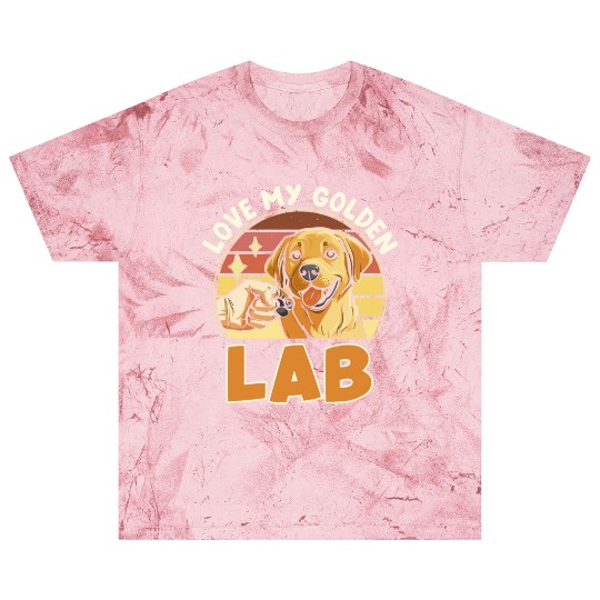 Golden Labrador Owner LOVE MY GOLDEN LAB Blast T Shirts