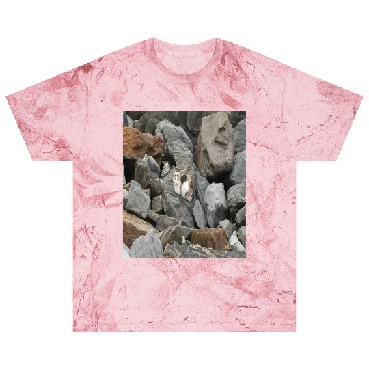 Camouflage Cat On Rocks Gifts for Animal Lovers Blast T Shirts