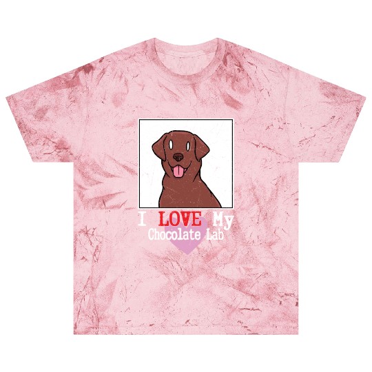 I Love My Chocolate Lab Owner Labrador Retriever Blast T Shirts