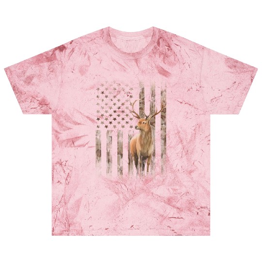 Deer Hunting Whitetails Hunter Dad Camouflage Blast T Shirts