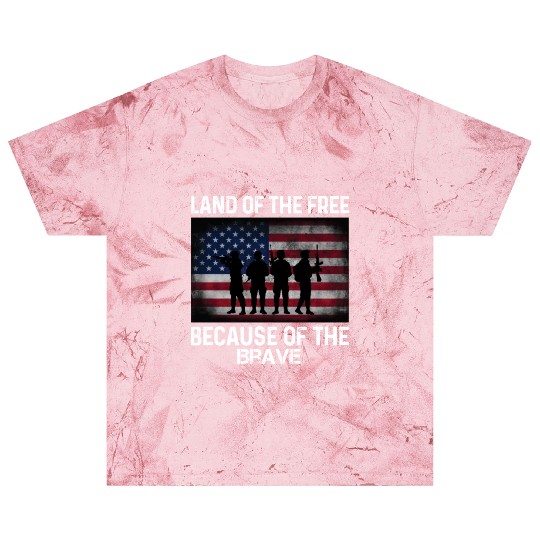 Land of the free because of the brave Blast T Shirts