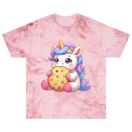 Unicorn Enjoying a Cookie Blast T Shirts