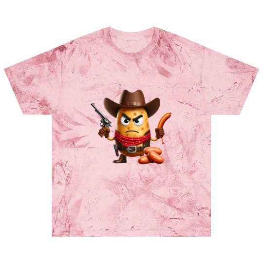 Cowboy potato with sausage gun Blast T Shirts