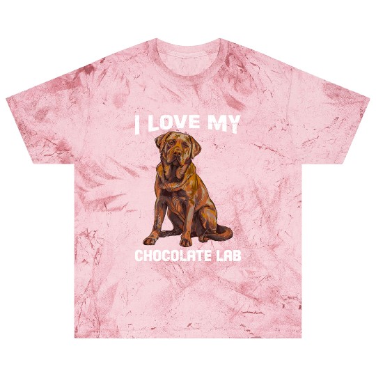 Labrador Owner I LOVE MY CHOCOLATE LAB Blast T Shirts