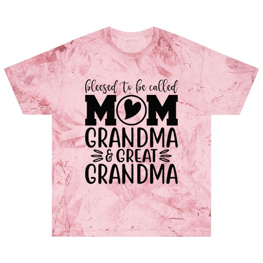 Blessed To Be Called Mom Grandma Blast T Shirts