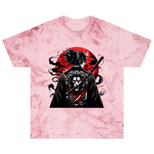 Lion Samurai Blast T Shirts