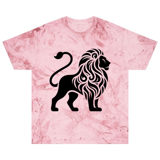 Elegant Tattoo Lion With A Mighty Mane Blast T Shirts