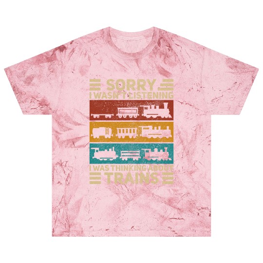 Wagon Train Lover Model Railroad Conductor Blast T Shirts