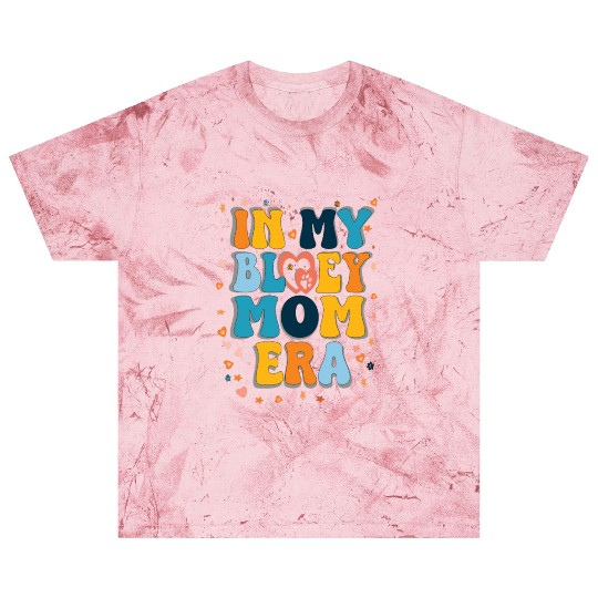 Women in My Mom Era Mama Dog Paw Funny Letter Blast T Shirts