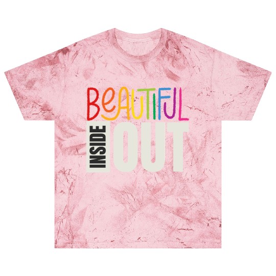 Beautiful Inside Out (black) Blast T Shirts