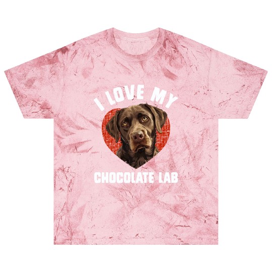 Brown Labrador I LOVE MY CHOCOLATE LAB Owners Blast T Shirts