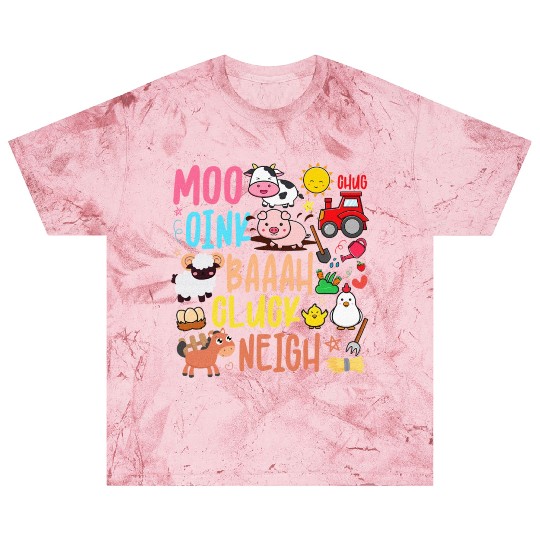 Farm Animals Sounds Oink Baa Neigh Cluck Moo Blast T Shirts