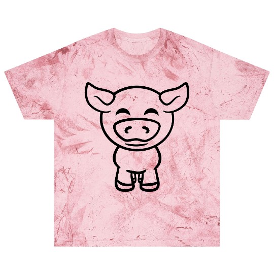 Little cute piggy pig piglet cartoon animal love Blast T Shirts