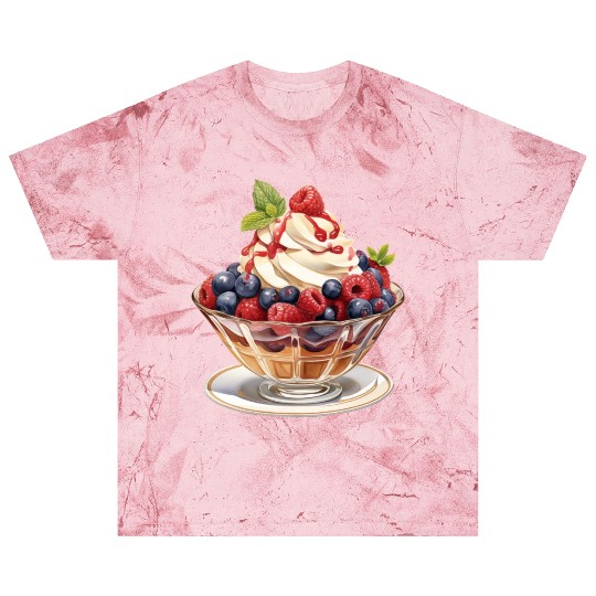 Fruity Raspberries and Blueberries Parfait Sundae Blast T Shirts