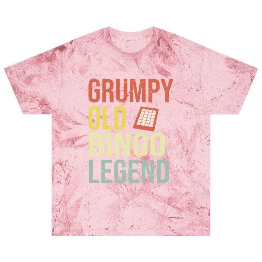 Grumpy old Bingo Legend Bingo Player Blast T Shirts
