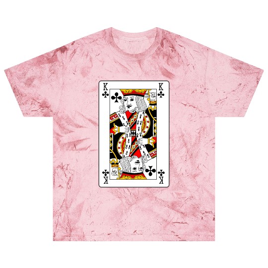 King of Clubs Playing Card Blast T Shirts