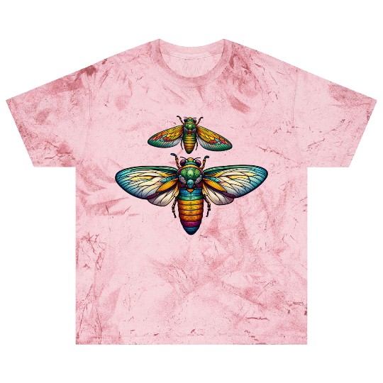 Colorful Cicada Insect Great Eastern Brood Cicada Blast T Shirts