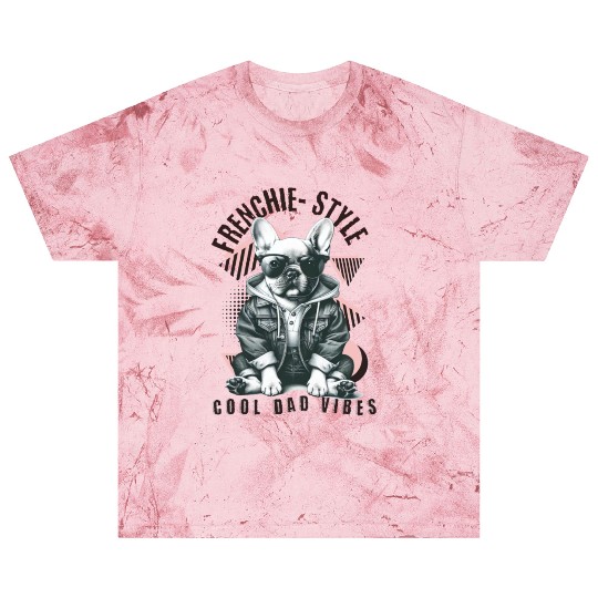 Frenchie Dog Dad Vibes : French Bull dog Blast T Shirts